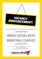 Job Posting: MS Boys Basketball
